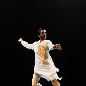 Aakash Odedra in Nritta.  Photo: Toni Wilkinson